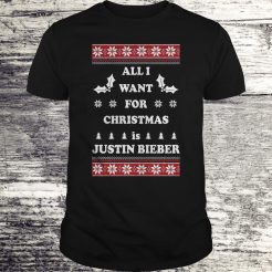 All I want for Christmas is Justin Bieber T-shirt