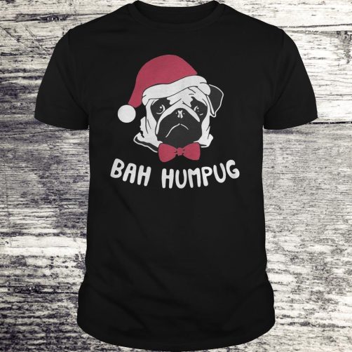 Bulldog Bah Humbug Christmas T-shirt