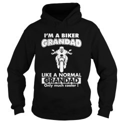 I’m A Biker Grandad Like A Normal Grandad Only Much Cooler Hoodie