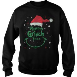 Merry Christmas Resting Grinch Face sweatshirt
