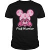 Mickey Breast Cancer Pink Warrior T-Shirt
