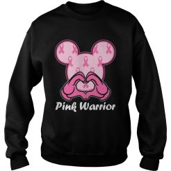 Mickey Breast Cancer Pink Warrior Sweatshirt