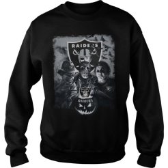 Oakland Raiders Halloween Horror Movie Sweatshirt