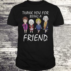 Thank You For Being A Golden Friend Girl Christmas T-shirt