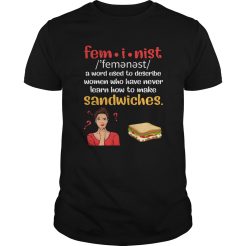 fem-i-nist – A Word Used To Describe Women Who Have Never Learn How To Make Sandwhiches T-Shirt