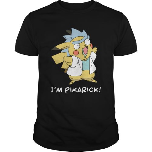 Rick and Morty Fusion Pikachu I'm Pikarick shirt