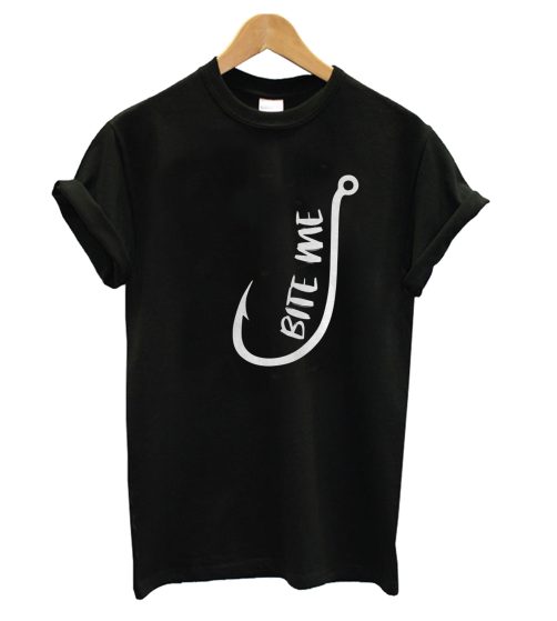 Bite Me Black T shirt