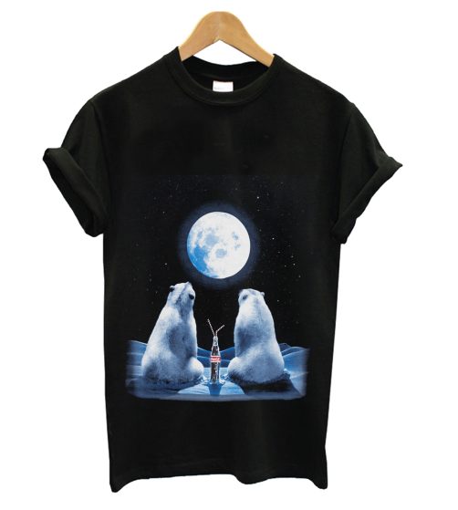 Coca-Cola Full Moon Polar Bears T shirt