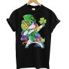 LGBT Dabbing Leprechaun Irish Unicorn T shirt