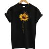 Sunflower Butterfly never give up T shirt