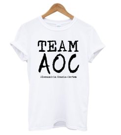 Team AOC Alexandria Ocasio-Cortez Youngest Congresswoman T shirt