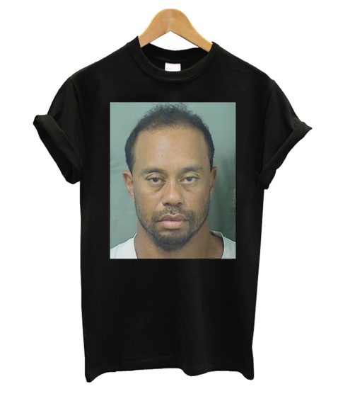 Tiger Woods Mugshot T shirt