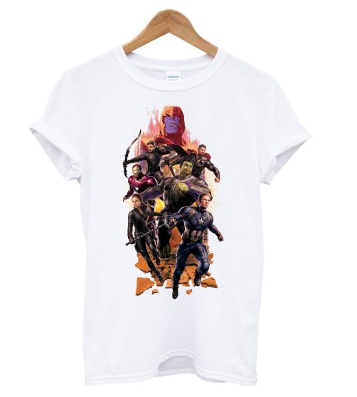 Endgame - Thanos and Avengers T shirt