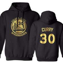 Golden State Stephen Curry 30 Gold Hoodie