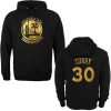 Golden State Warriors Stephen Curry - Gold Print Jersey Hoodie