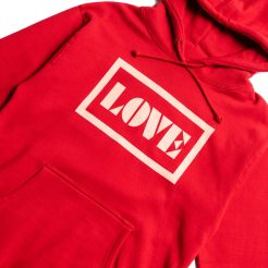 Love - John Legend Official Red Hoodie