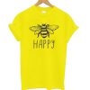 Bee Happy Yellow T shirt
