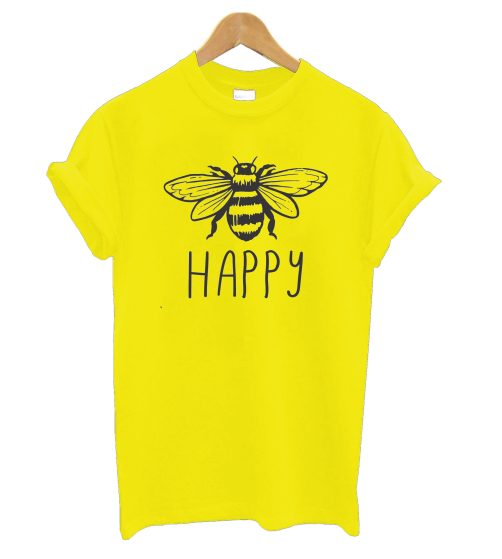Bee Happy Yellow T shirt