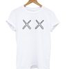 KAWS X UNIQLO - XX Classic Logo White T shirt