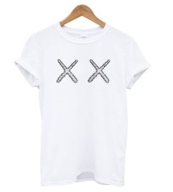 KAWS X UNIQLO - XX Classic Logo White T shirt