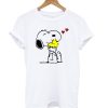 Snoopy Hug Woodstock T shirt