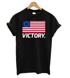 Betsy Ross Flag Black T shirt