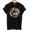 Floral Jurassic Park T shirt