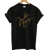 Freddie Mercury Signature T shirt