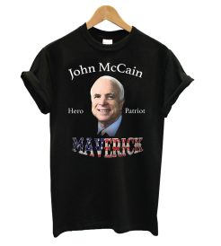 John McCain Hero Patriot Maverick T shirt