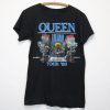 Queen Tour 80 Black T shirt