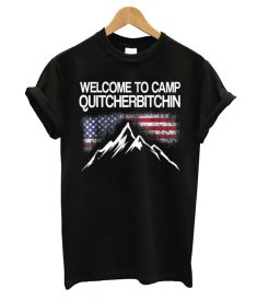 Welcome to Camp American Flag T shirt