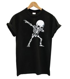 Dabbing Skeleton Halloween T shirt