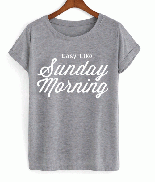 Easy Like Sunday Morning Vneck Unisex T Shirt