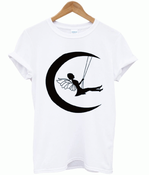 Fairy on moon T-shirt