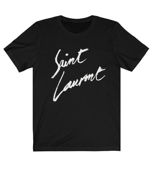 Saint Laurent Signature Logo T shirt