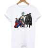 Vegeta VS Superman And Batman T shirt