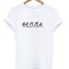 W.A.M.M.A. Women Against Men Making Art T-Shirt