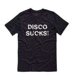 Disco Sucks Black And White Striped T shirt