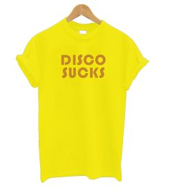 Disco Sucks Yellow T shirt