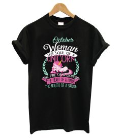 October Woman The Soul Unicorn T shirt