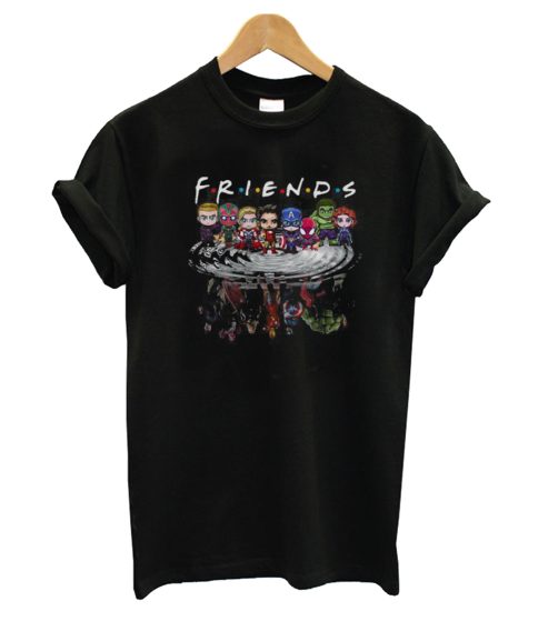 Awesome Friends Avengers Chibi Characters T shirt