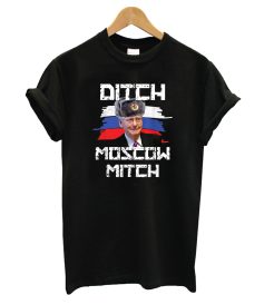 Ditch Moscow Mitch Russia Flag Version T shirt