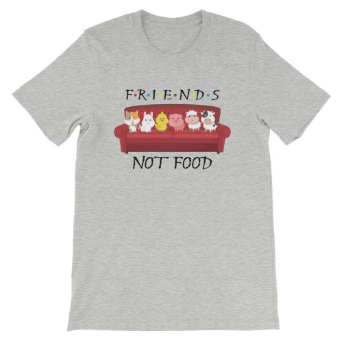 Friends Not Foods Gray T shirt