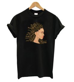 Phenomenal Women Black T shirt