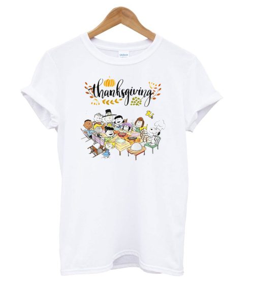 Thanksgiving Snoopy And Friends Party T shirt