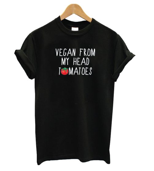 Vegan Quote Black T shirt