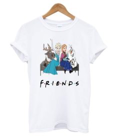 Walt Disney Frozen Friends TV Show T shirt