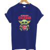 Baby Yoda Hug Chicago Cubs T shirt