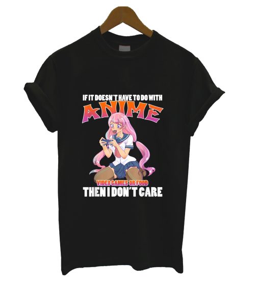 Anime Video Game Food Shirt Girl Gamer Japanese Manga T Shirt
