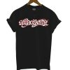 Black Aerosmith Logo T Shirt